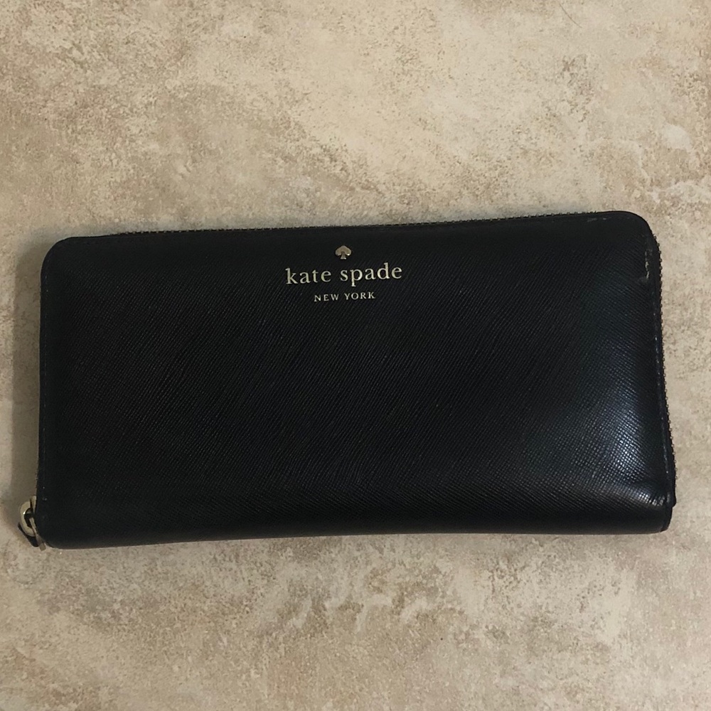 Kate Spade Black Leather Wallet